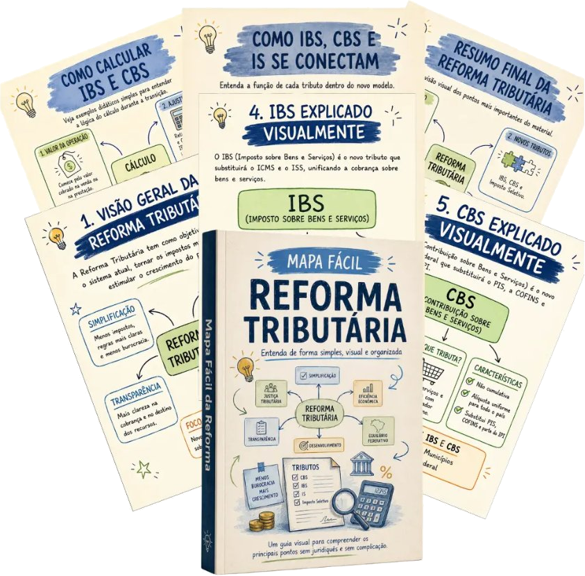Mockup do Plano Básico do Mapa Fácil da Reforma Tributária